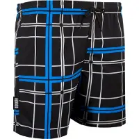 Guggen Mountain Herren Badehose Kariert Blau