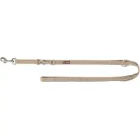 Trixie Hondenriem Premium Verstelbaar Zand Taupe - 200X1,5 Cm