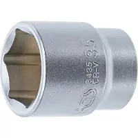 Bgs Steckschlüssel-Einsatz Sechskant Antrieb Innenvierkant 20 mm (3/4") SW 35 mm