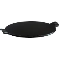 Emile Henry Pizzastein Glad Fusain 36,5 cm