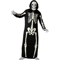 Atosa Glow In The Dark Skeleton Herrenkostüm