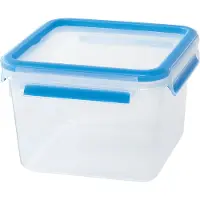 EMSA CLIP & CLOSE FRISCHHALTEDOSEN, Box, Rechteckig, 1,75 l, Blau, Transparent, Kunststoff, Deutschland