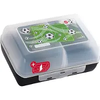 EMSA Brotdose Variablo Soccer mit Trennwand 16x11x7cm