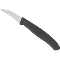 Victorinox Schäl/Tourniermesser SwissClassic 6cm rostfreier Stahl schwarz