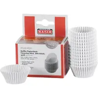 Kaiser Mini-Muffin-Papierbackförmchen weiß 200St.