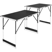 Vonroc Multifunktionstisch - 100 x 60 cm | 2 Stück im Set