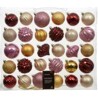 Décoris Mixbox Kunststoff d7 cm 30 Stück I (mix)