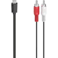 Hama 00200730, RCA, Männlich, USB, Männlich, 1,5 m, Schwarz