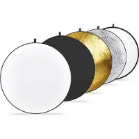 Caruba 5 in 1 Gold, Silver, Black, White, Translucent 56cm