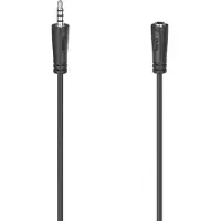 Hama Audio-Verlängerungskabel, 3,5-mm-Klinken-Stecker - Kupplung, Stereo, 3,0 m