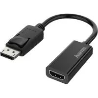 Hama 00200335, DisplayPort, HDMI, Männlich, Weiblich, Gerade, Gerade