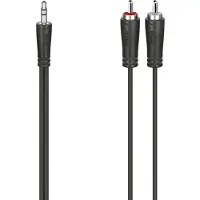 Hama Audio-Kabel, 3,5-mm-Klinken-Stecker - 2 Cinch-Stecker, Stereo, 1,5 m