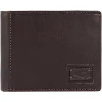 Camel active Dust Horizontal Wallet RFID Leder Geldbörse Portemonnaie, Farbe:Brown