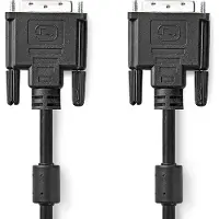 Nedis DVI-Kabel - DVI-D 24+1-Pin Stecker - DVI-D 24+1-Pin Stecker - 2560x1600 - Vernickelt - 2.00 m