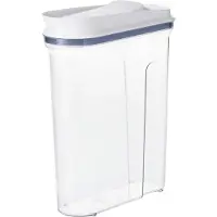 SmartaSaker POP Vorratsbehälter Cerealien 4,2 l Weiß/Transparent