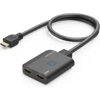 Hama HDMI-Splitter 4k, 1 in 2 out