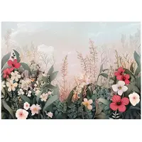 WALLARENA FOTOTAPETE Blumenwiese Schlafzimmer 400x280