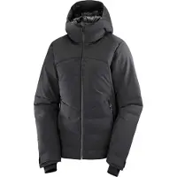 Salomon - Entendaunen-Skijacke - Alpenflow Down Jacket W Deep Black für Damen - Größe S - schwarz
