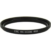 JJC RN-DC58E, 5,8 cm, Schwarz, ABS Synthetik, CANON PowerShot G1 X Mark II, 3,5 g, 59 mm