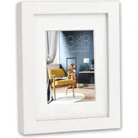 Zep Bilderrahmen V5968W Niki White 10x15 / 15x20 cm