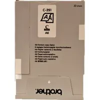 Brother C-212S, Durchschlag-Thermopapier A6 / 10 x 30 Blatt