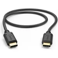Hama 00201706, 0,5 m, USB C, USB C, USB 2.0, 0,48 Gbit/s, Schwarz