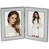Zep Bilderrahmen S4025 Olimpia Silver Double 2x13x18 cm