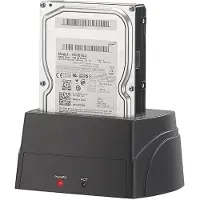Xystec USB-3.0-Dockingstation für alle SATA-Festplatten mit 2,5" und 3,5"
