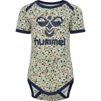 Hummel hmlMADS AOP kurzarm Baby-Body 0521 - desert sage 86