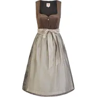 Spieth & Wensky Dirndl "Gambe" mit Samtoberteil und Herzausschnitt