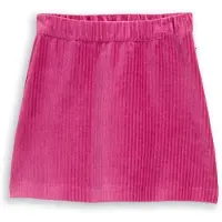 Tom Tailor Mädchen Mini-Rock aus Cord mit Herztaschen, rosa, Uni, Gr. 92/98