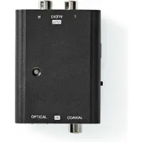Nedis Digital Audio Converter 2-Weg Anschlüsse - Eingang: 1x S / PDIF (RCA) Buchse / 1x TosLink Buch