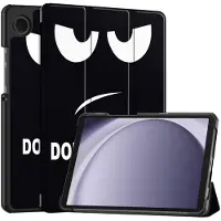 IMoshion Design Trifold Klaphülle für das Samsung Galaxy Tab A11 / A9 8.7 Zoll - Don't touch