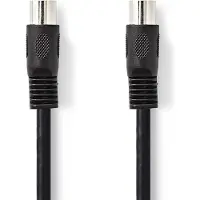 Nedis DIN-Audio-Kabel | DIN 5-Pin Stecker | DIN 5-Pin Stecker | Vernickelt | 3.00 m | Rund | PVC | S