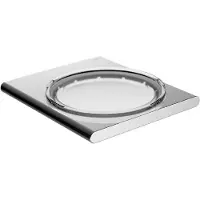 Keuco Seifenschale mit Halter Edition 400 Echtkristallglas/chrom 11755