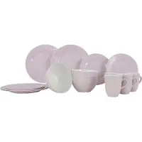 Gimex Royal Line Geschirr Pastel pink 16 teilig