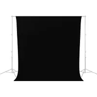 Caruba Wrinkle Resistant Backdrop 2,60 x 3 Meter Zwart