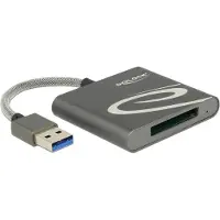 DeLOCK 91583, XQD, Grau, 480 Mbit/s, Aluminium, • Mac OS 10.9 or above • Windows 7 32-bit • Windows 7 64-bit • Windows 8.1 32-bit •..., USB 3.2 Gen 1 (3.1 Gen 1)