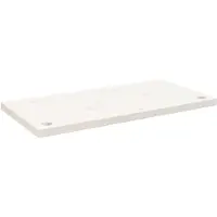 vidaXL Schreibtischplatte Weiß 80x40x2,5 cm Massivholz Kiefer