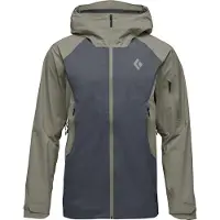 Black Diamond M Recon Lt Stretch Shell, Men's Outerwear Top, 9654 Pine Smoke-Carbon, L, , AP7450199654LRG1