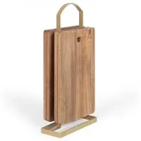 Livoo Set aus 4 Schneidebrettern mit Ständer