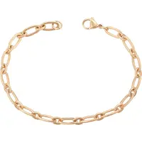 Faina Women Cable Chain Link Bracelet in Rose Gold | Gr.: onesize