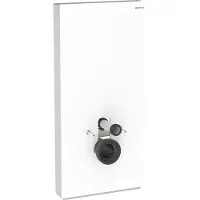 Geberit Monolith Sanitärmodul für Wand-WC, 101 cm, mit Anschlussstutzen, Wasseranschluss seitlich