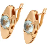 Faina Women Huggie Earrings in Rose Gold | Gr.: onesize