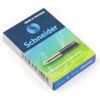 Schneider Tintenrollerpatronen Uni. 852 blau 5er Set 30 Stk