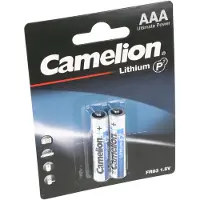 Camelion Lithium Batterie AAA, Micro, FR03, 1,5V, 2er-Blister