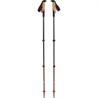 Black Diamond - Ganzjährige Aluminium-Skistöcke - Pursuit Shock Trekking Poles Steel Grey/Octane - Größe S\/M - Grau