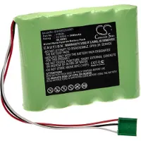 AccuCell Medizintechnik-Akku als Ersatz für Hellige 110034 - 3000mAh, 12V, NiMH
