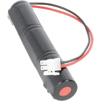 AccuCell Notleuchtenakku NiMH 3,6V 1800mAh L1x3 Sub-C mit 200mm Kabel einseitig und Stecker