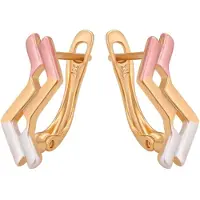 NAEMI Women Earrings in Rose Gold Silver | Gr.: onesize